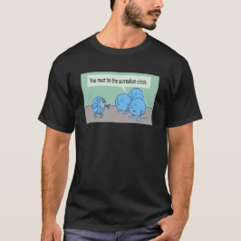 Surrealismus Circle Männer schwarzer T - Shirt
