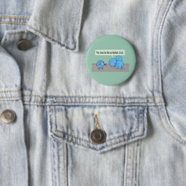 Surrealismus-Kreis kolossaler runder Knopf Button