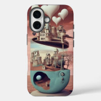 Surrealismus Surrealismus Burg Fantasy Landschaft