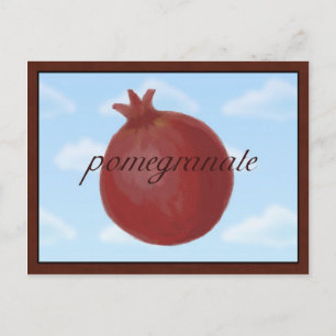 Surrealist Pomegranate Postcard Postkarte
