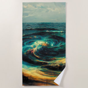 Surrealistic A Galaxy Of Ocean Strandtuch