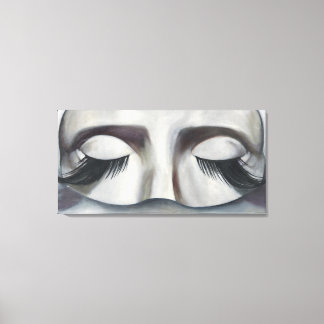 Surrealistische Karnevalsmaske Moderne Kunst Leinwanddruck