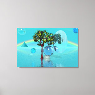 Surrealistische Landschaft Leinwanddruck