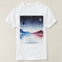 Sürrealistische nächtliche Landschaft