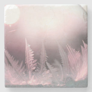 Surrealistische rosa Landschaft Steinuntersetzer