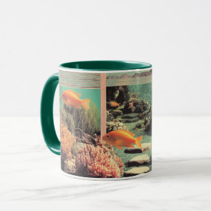 Surrealistische Wüsten-Ozean-Tür Tasse