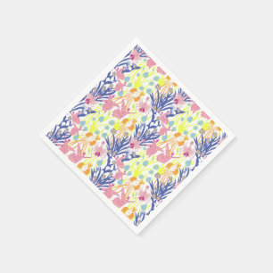 Surrealistischer Garten Serviette