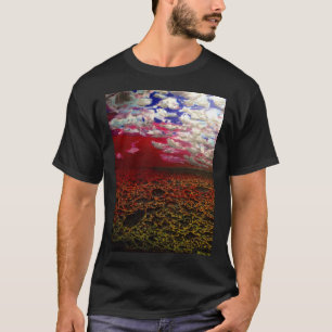 Surrealistischer Malerei-T - Shirt