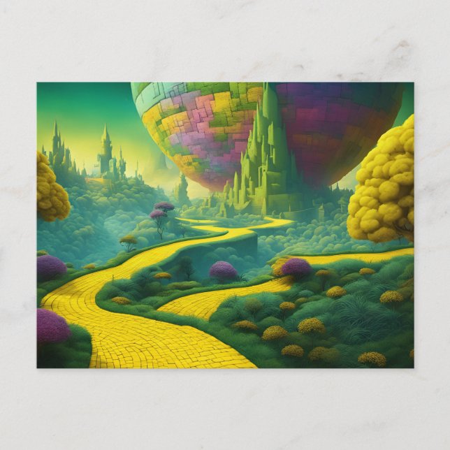Surrel Landscape Fantasy Postcard Postkarte (Vorderseite)
