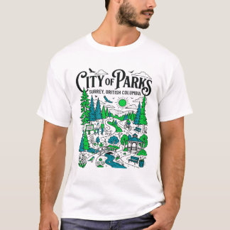 Surrey British Columbia öffentliche Parks Natursze T-Shirt