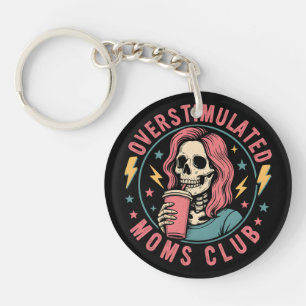 Surstimulé Moms Club Crâne Messy Maman Vie