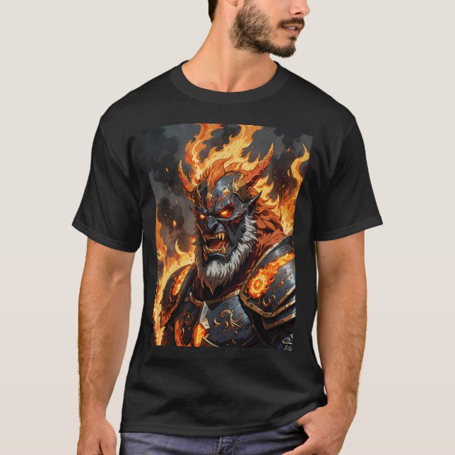Surtr Surtur Surt Riant Norse Mythology Fire Gods T-Shirt (Vorderseite)