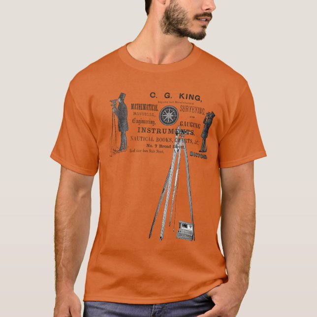 SURVEILLANCE TERRESTRE 1856 Boston Ad T-Shirt (Devant)
