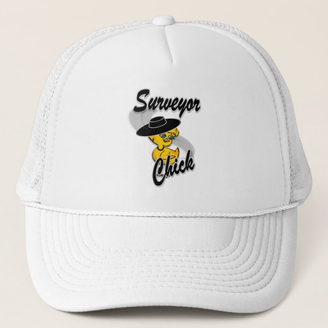 Surveyor Chick #4 Truckerkappe (Vorderseite)