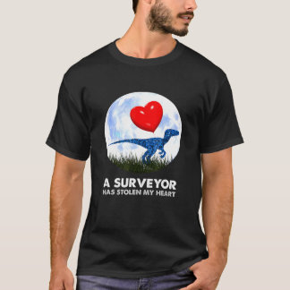 Surveyor T Rex Dinosaur Spaß T-Shirt
