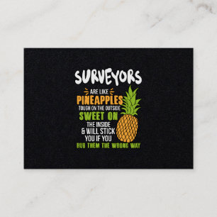 Surveyors sind wie Ananas. Visitenkarte