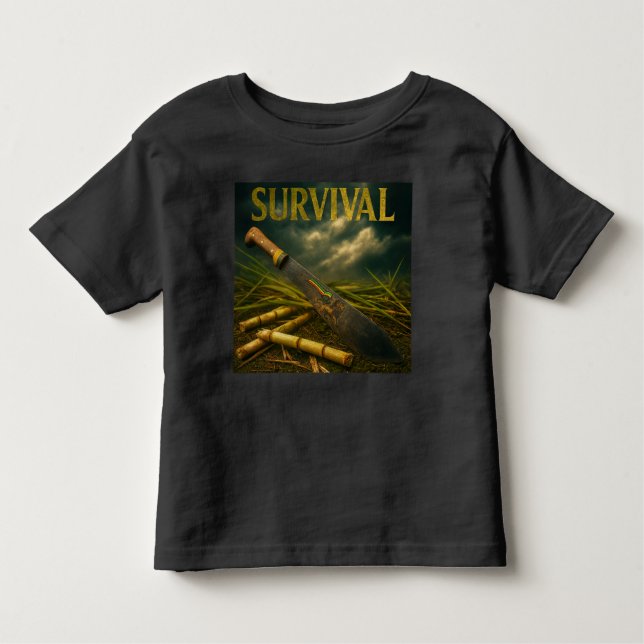 Survival Kleinkind T-shirt (Vorderseite)