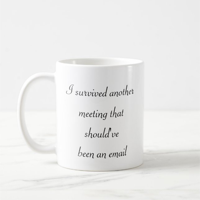 Survivant de la réunion - Mug de la douleur de l'e (Gauche)