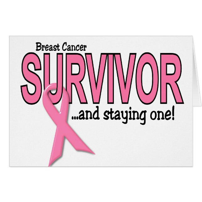 SURVIVANT DU CANCER DU SEIN Et Restant Un (Devant horizontal)