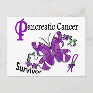 Survivor 6 Bauchspeicheldrüsenkrebs Postkarte