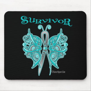 Survivor Celtic Butterfly - Eierstockkrebs Mousepad