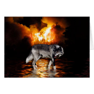 "Survivor" Grauer Wolf Wildlife Geschenke