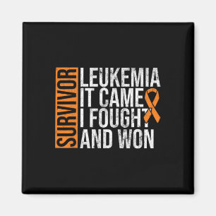 Survivor Leukemia kämpft Won Leukemia Awarene Magnet