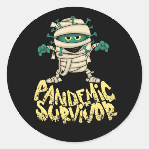 Survivor, Pandemie Survivor,  Runder Aufkleber