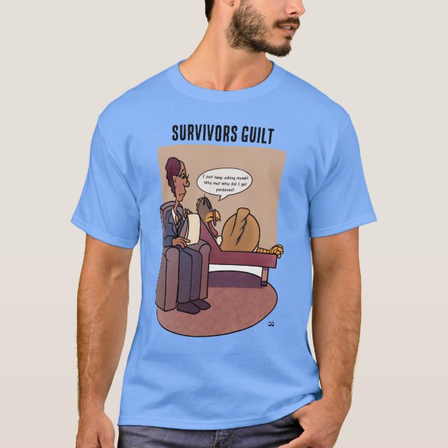 Survivor's Guilt Blue T-Shirt (Vorderseite)