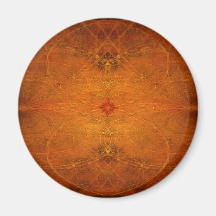 Suryasta Sun Salute Abstrakte Kunst Magnet