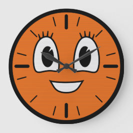 Sus Clock - mit Scanlines Große Wanduhr