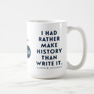 Susan B Anthony Frauen Abstimmung Hundertjährige 1 Kaffeetasse