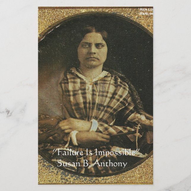 Susan B Anthony Wisdom Zitate Geschenke & Karten (Vorderseite)