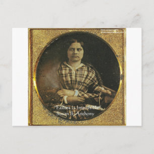 Susan B Anthony Wisdom Zitate Geschenke & Karten