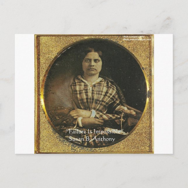 Susan B Anthony Wisdom Zitate Geschenke & Karten (Vorderseite)