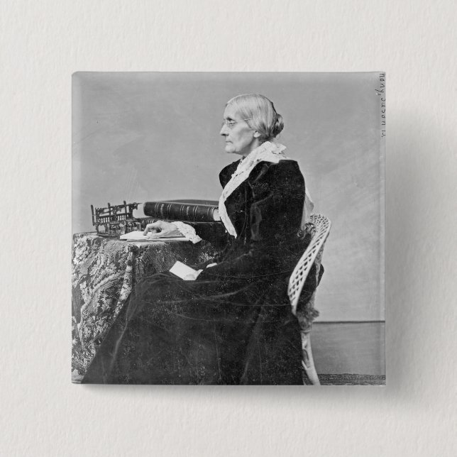 Susan Brownell Anthony Button (Vorderseite)