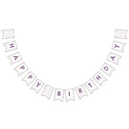 Susan Confetti Aquarelle Dots Bunt Drapeau