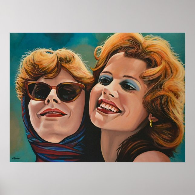 Susan Sarandon und Geena Davies alias Thelma und L Poster (Vorne)