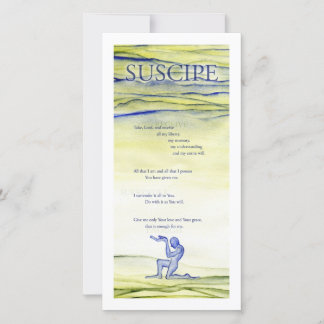 Suscipe (Gebet des heiligen Ignatius)