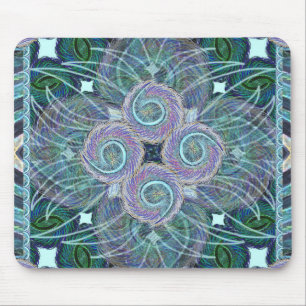 Susea Blu Studio Feather Mouse Pad Mousepad