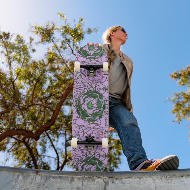 Susea Blu Studios Earth Vine Skateboard Deck (Extérieur 1)