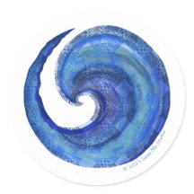 Susea Blu Studios Wasser-Aufkleber