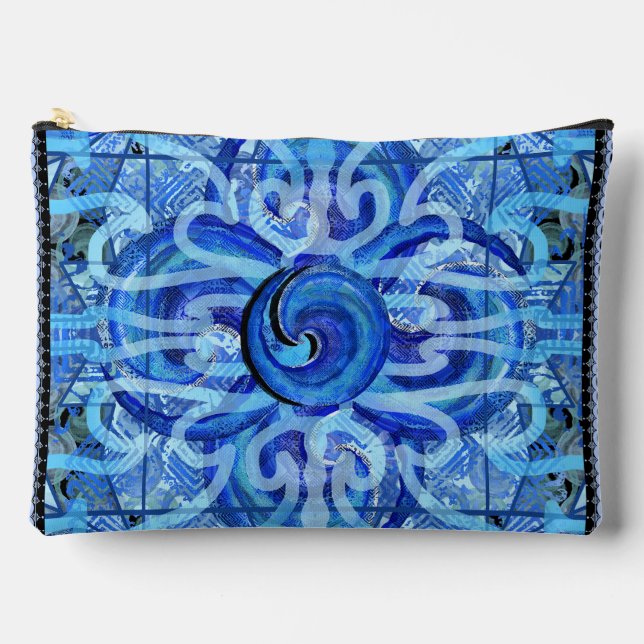 Susea Blu Studios Wave Pouch (groß) Zubehörtasche (Vorderseite)