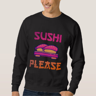 Sushi Addict japanisches Essen Japan Fisch Sweatshirt