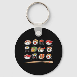 Sushi Anime Kawaii Japanese Food Lover Otaku Manga Schlüsselanhänger