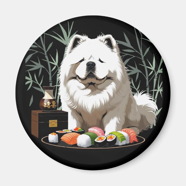 SUSHI ANYONE - Cream Chow  Magnet (Vorne)