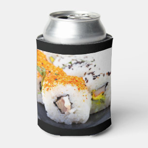 Sushi auf der Platte Dosenkühler