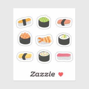 Sushi Aufkleber