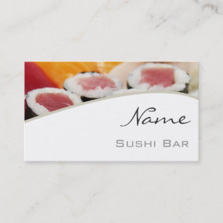 Sushi Bar Business Card Visitenkarte