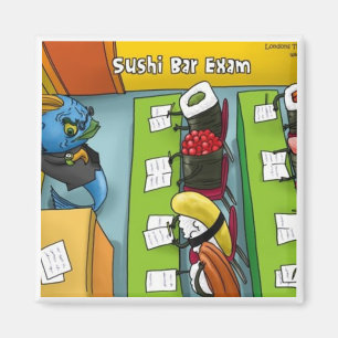 Sushi Bar Exam Tees Mugs Karten Geschenke Etc Magnet